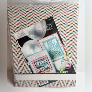 Annie Birthday Shaker Invitations - Vibrant Stripes